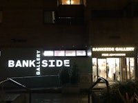 bankside gallery at night